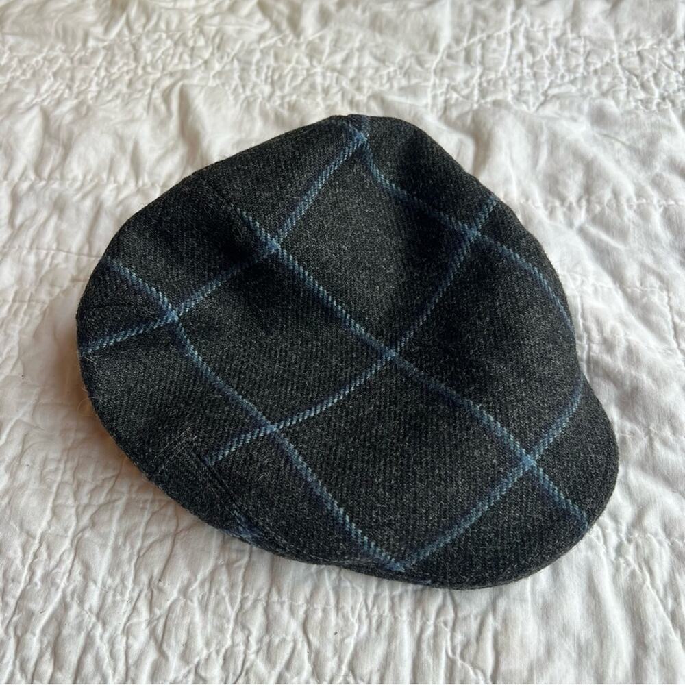 Lawrence & Foster Orvis Wool Checked Flat Cap 7.5